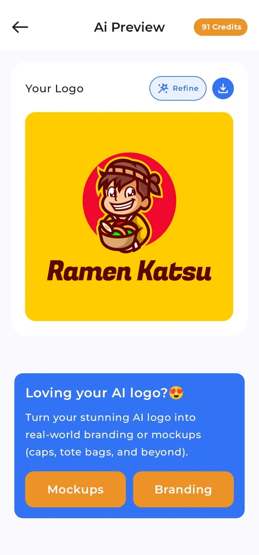AI logo preview