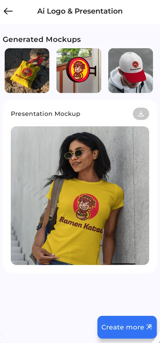 Mockup presentation