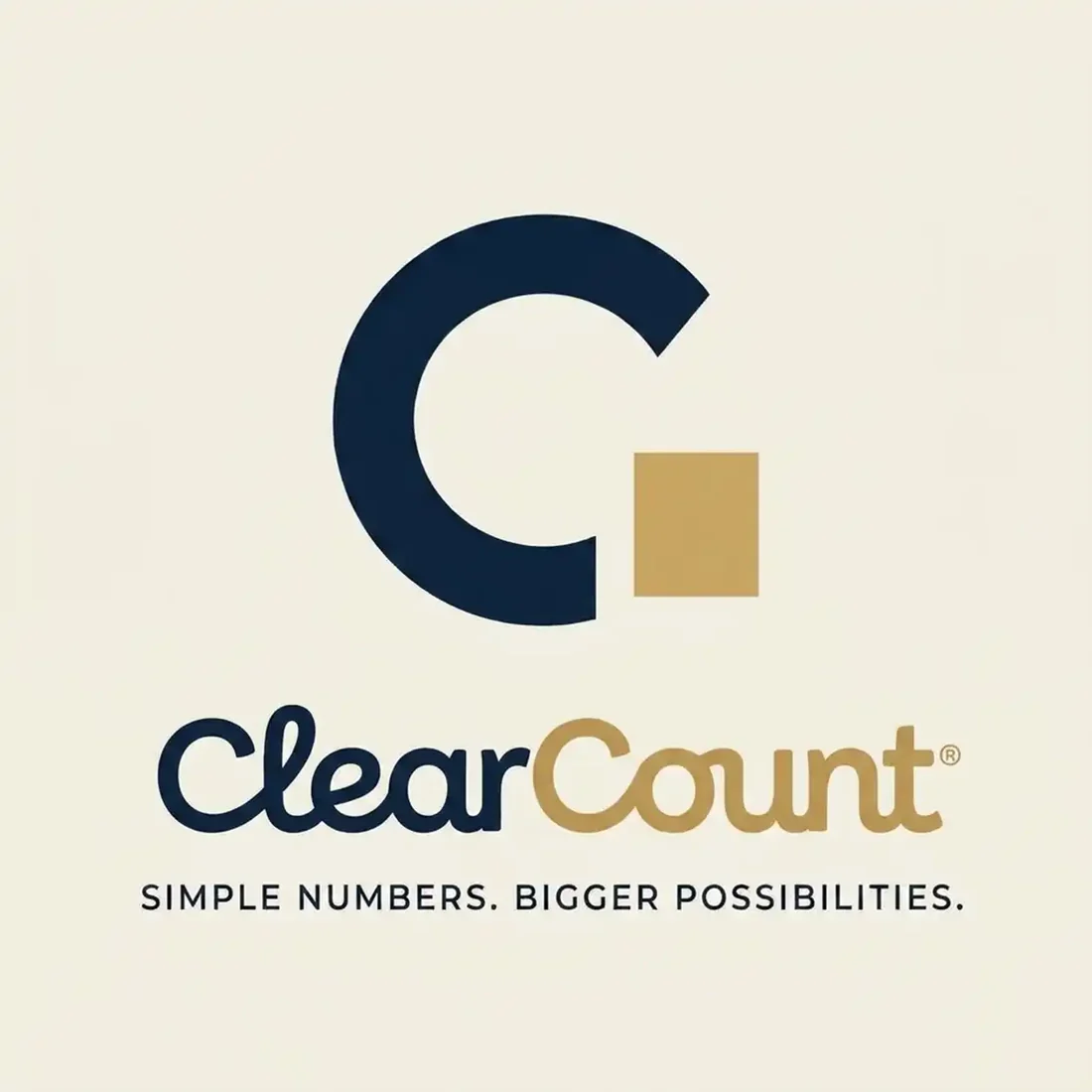 ClearCount, a accountant logo generated with Logofai