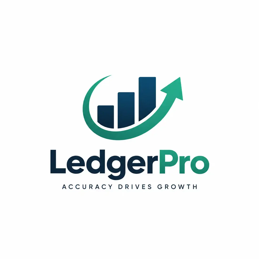 LedgerPro, a accountant logo generated with Logofai