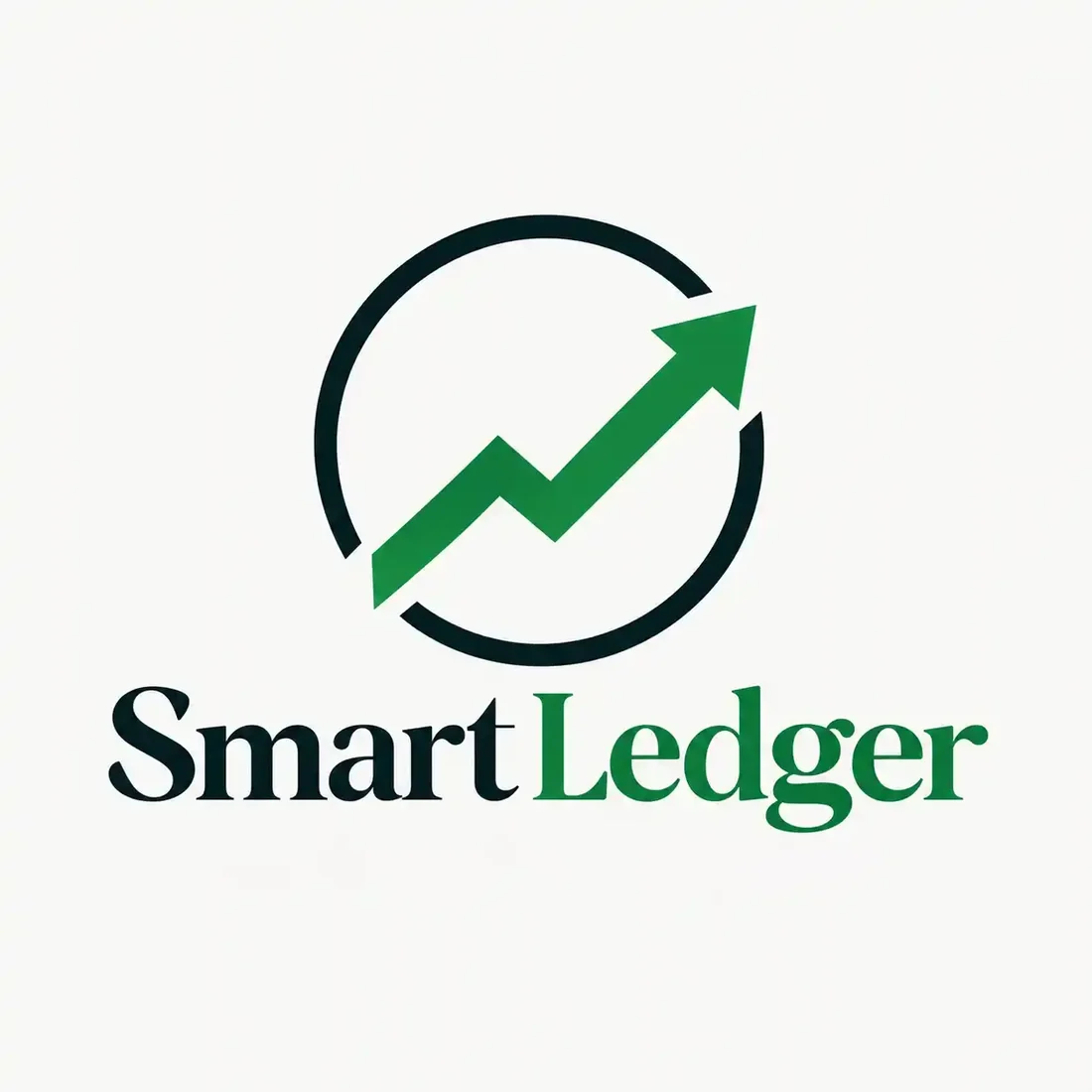 SmartLedger, a accountant logo generated with Logofai