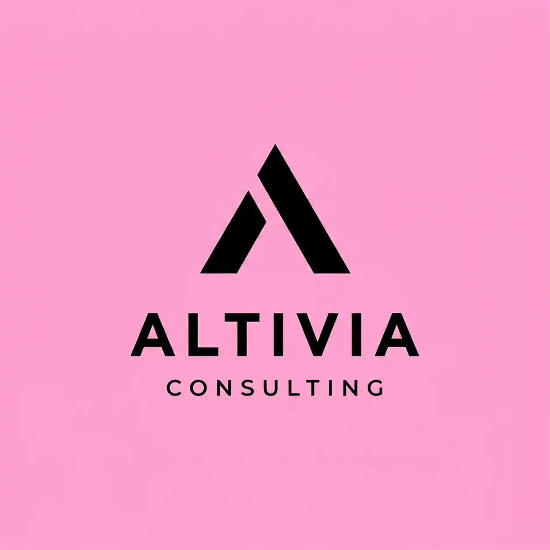 Altivia Consulting, a consulting firm logo generated with Logofai