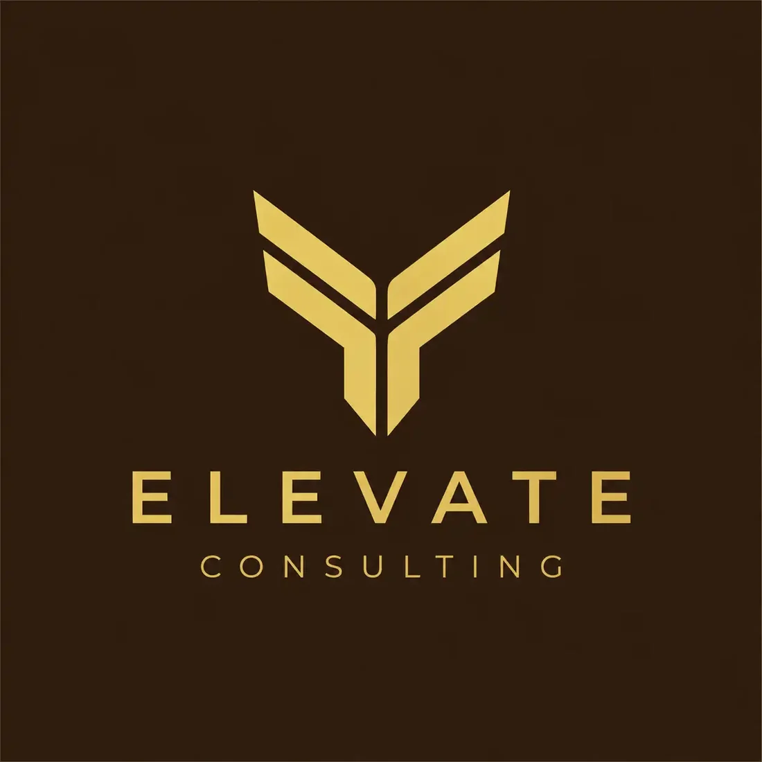 Elevate Consulting, a consulting firm logo generated with Logofai