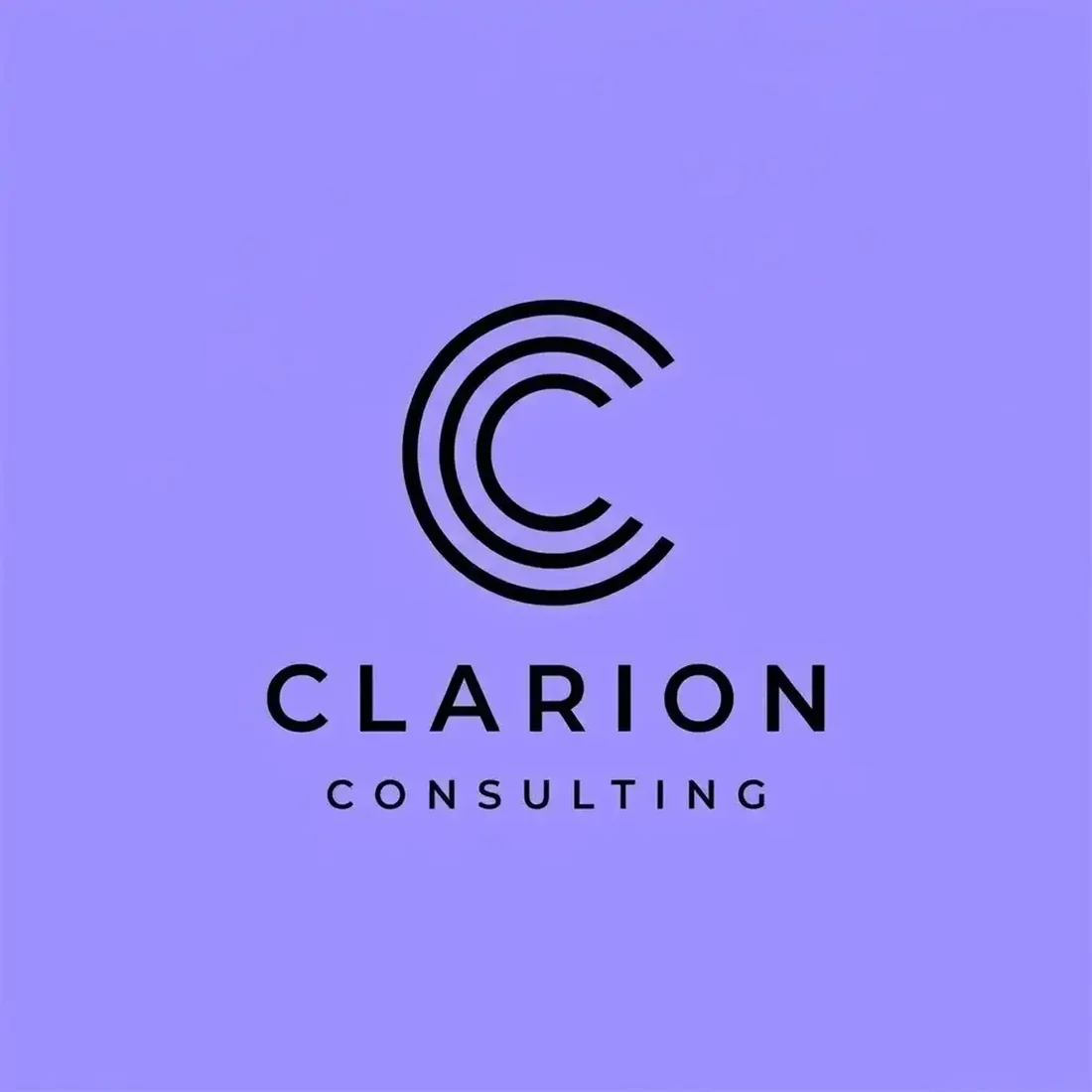 Clarion Consulting, a consulting firm logo generated with Logofai