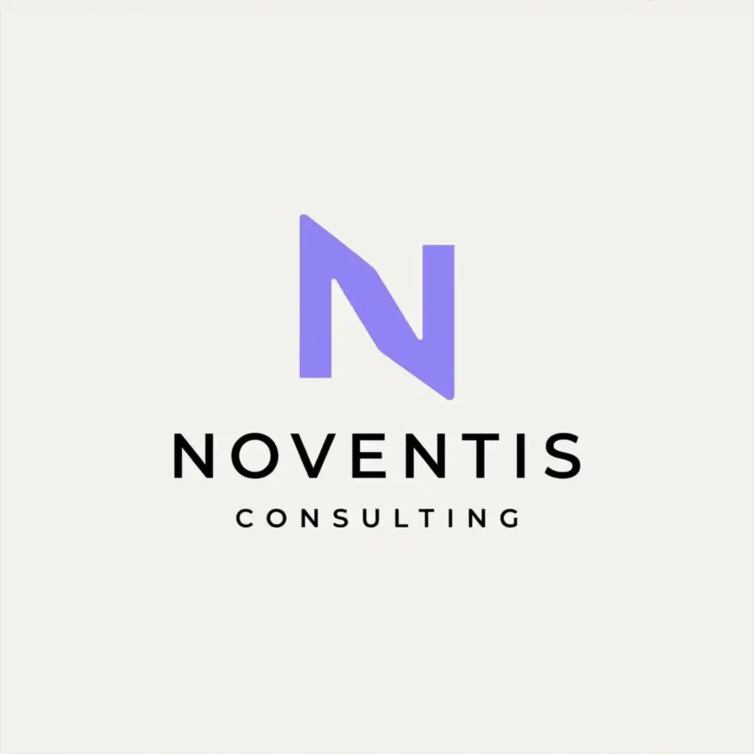 Noventis Consulting, a consulting firm logo generated with Logofai