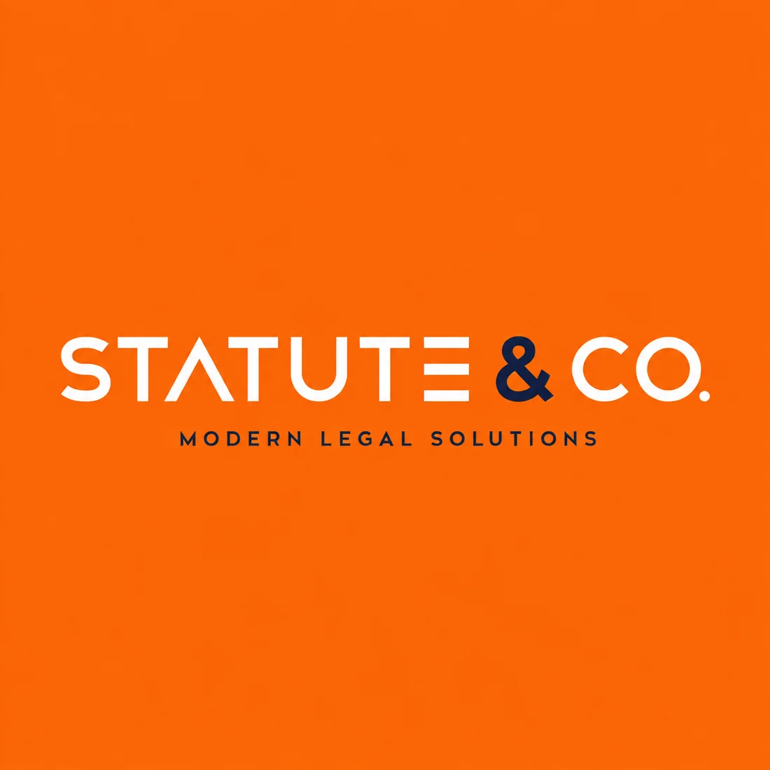 Statute & Co., a law firm logo generated with Logofai