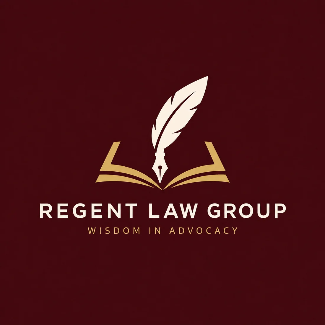 Regent Law Group, a law firm logo generated with Logofai
