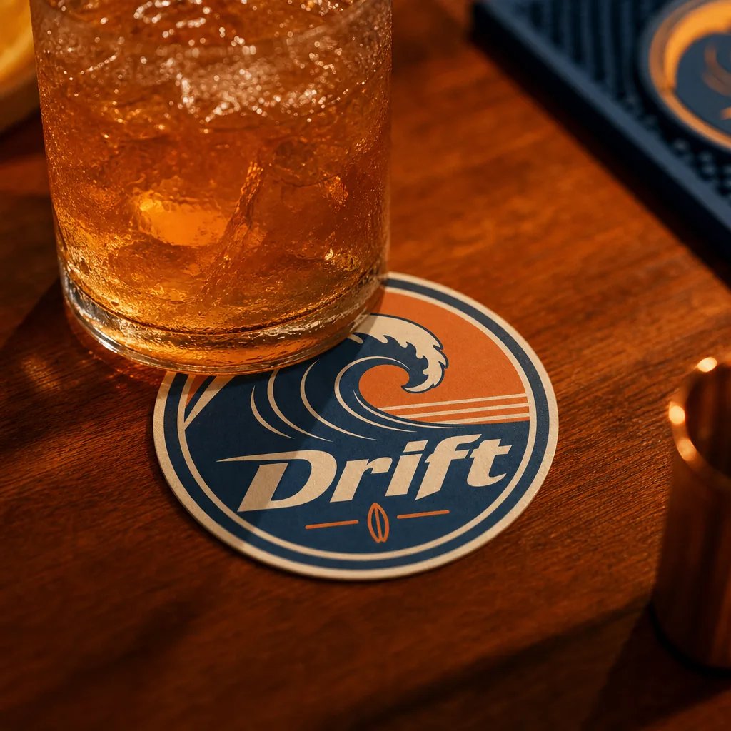 Drift, Surf brand brand asset 4, generated with Logofai