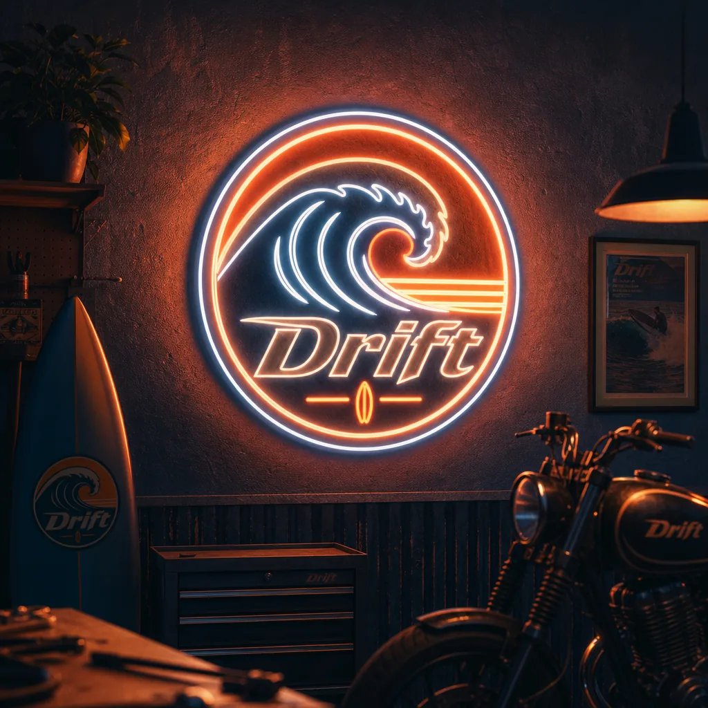 Drift, Surf brand brand asset 5, generated with Logofai