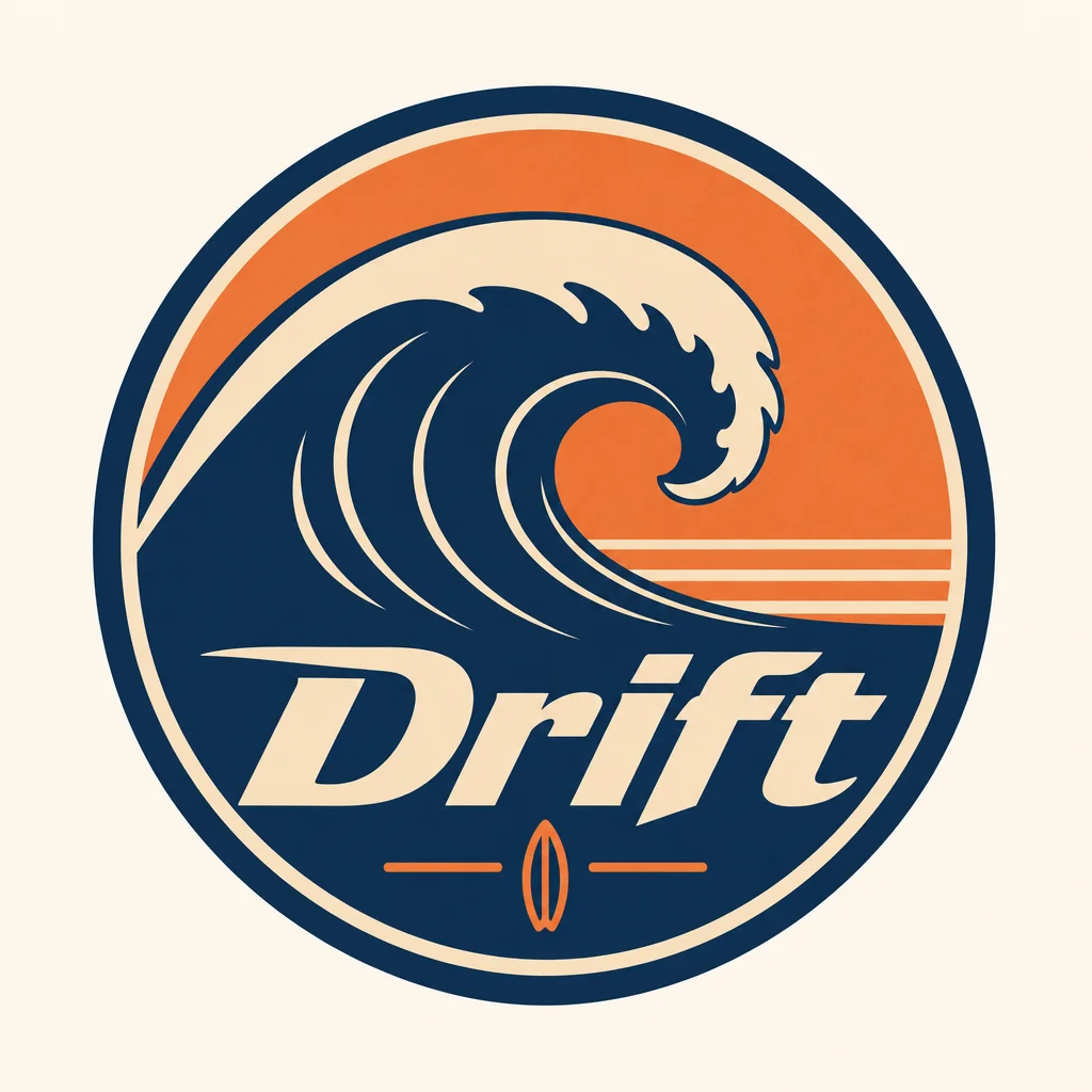 Drift logo generated with Logofai