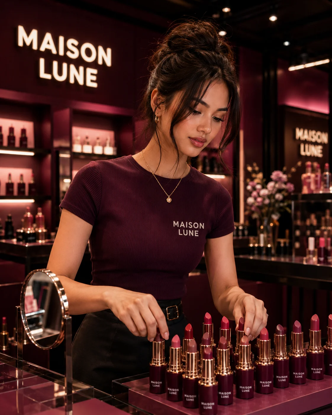 Maison Lune shade bar lifestyle photo generated with Logofai