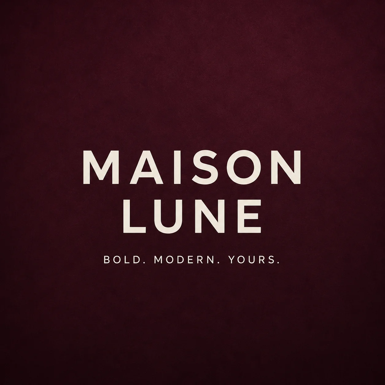 Maison Lune logo generated with Logofai