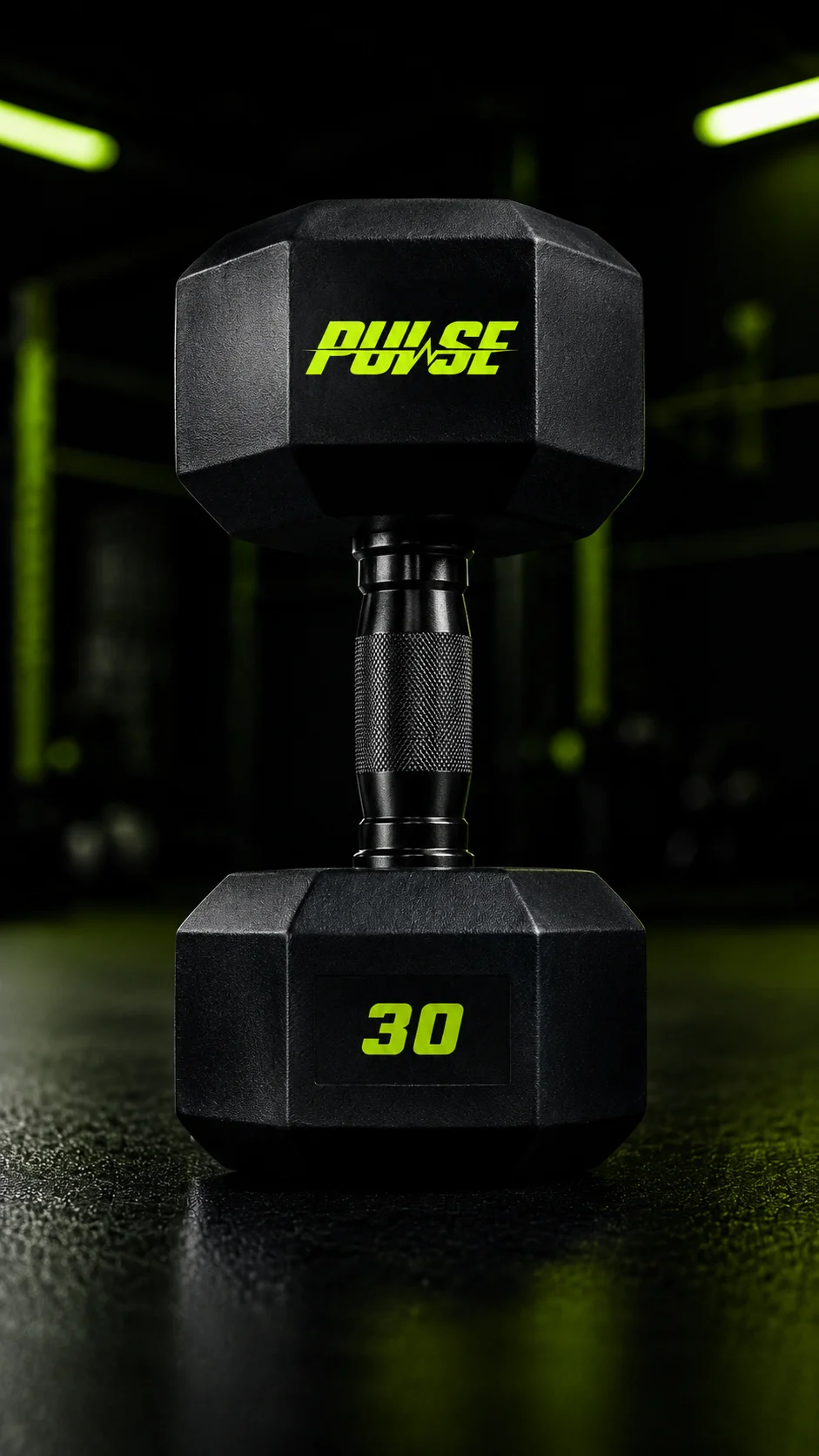 Pulse Dumbbell mockup generated by Logofai