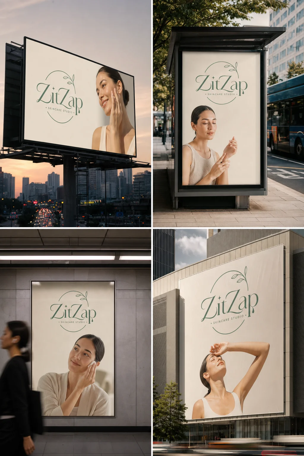 ZitZap outdoor ad set lifestyle photo generated with Logofai
